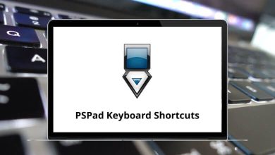 PSPad Keyboard Shortcuts