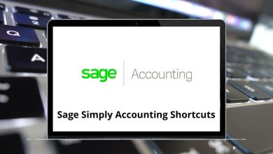 Sage Simply Accounting Shortcuts