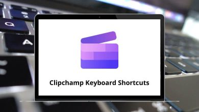 Clipchamp Keyboard Shortcuts