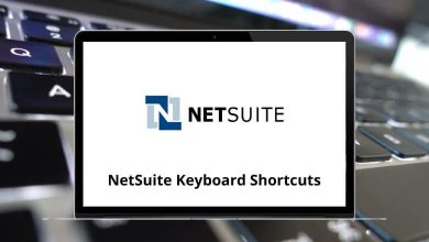NetSuite Keyboard Shortcuts
