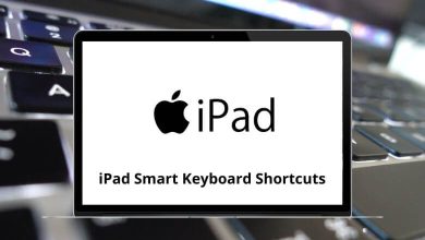 iPad Smart Keyboard Shortcuts