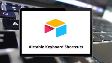 Airtable Keyboard Shortcuts