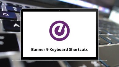 Banner 9 Keyboard Shortcuts