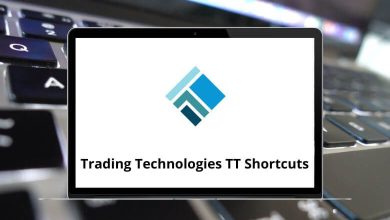 Trading Technologies TT Keyboard Shortcuts