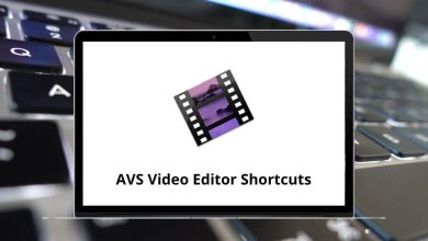 AVS Video Editor Keyboard Shortcuts