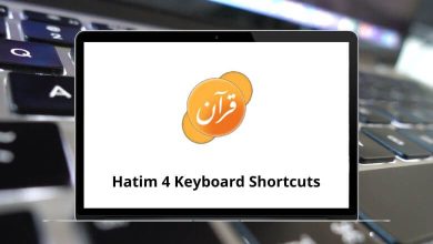 Hatim 4 Keyboard Shortcuts