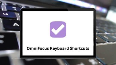 OmniFocus Keyboard Shortcuts