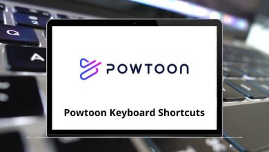 Powtoon Keyboard Shortcuts