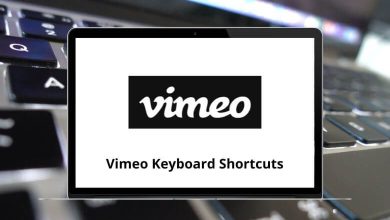 Vimeo Keyboard Shortcuts