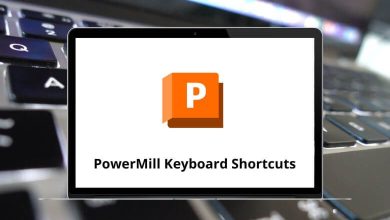 PowerMill Keyboard Shortcuts