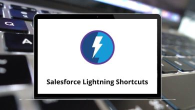 Salesforce Lightning Keyboard Shortcuts