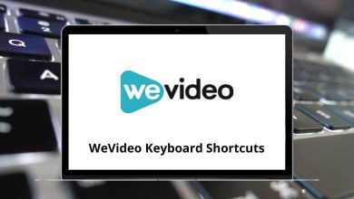 WeVideo Keyboard Shortcuts