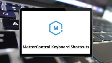 MatterControl Keyboard Shortcuts