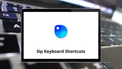 Sip Keyboard Shortcuts