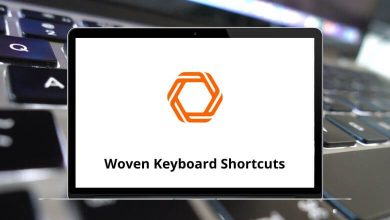 Woven Keyboard Shortcuts