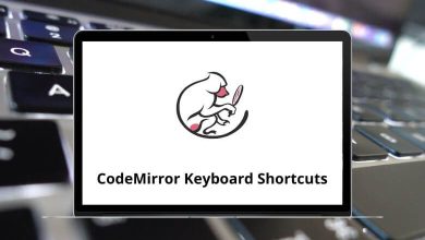 CodeMirror Keyboard Shortcuts