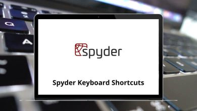 Spyder Keyboard Shortcuts