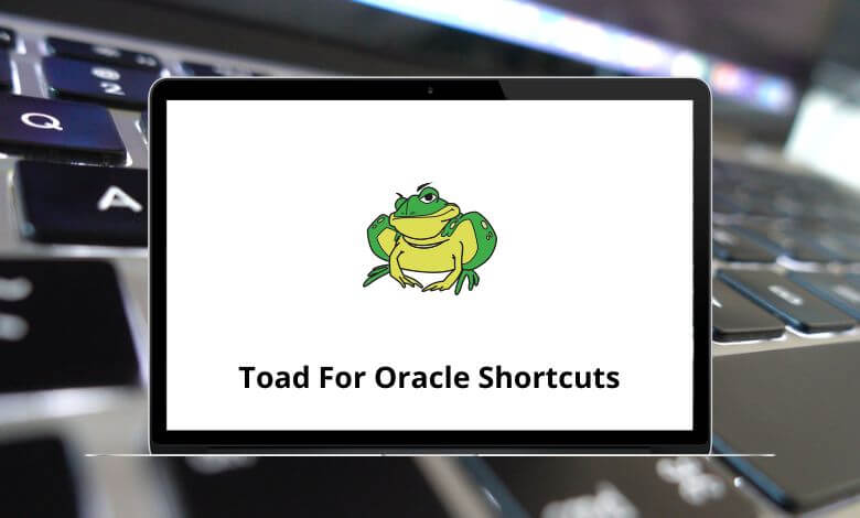 Toad For Oracle Shortcuts Toad Shortcuts Pdf