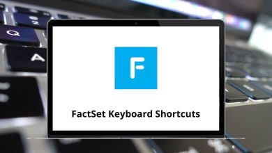 FactSet Keyboard Shortcuts
