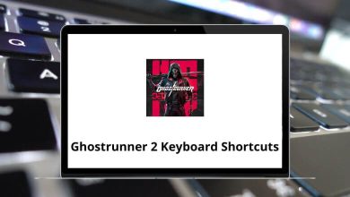 Ghostrunner 2 Keyboard Shortcuts
