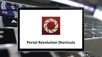 Portal Revolution Keyboard Shortcuts