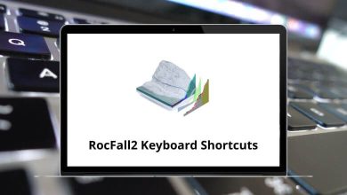 RocFall2 Keyboard Shortcuts