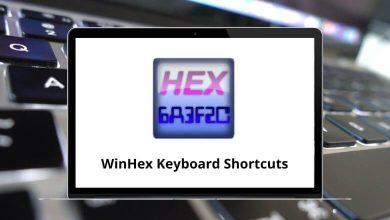 WinHex Keyboard Shortcuts