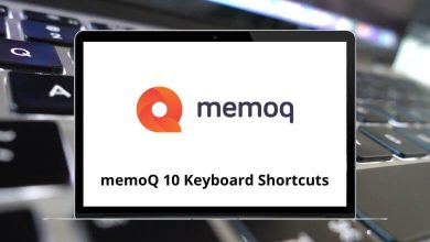 memoQ 10 Keyboard Shortcuts