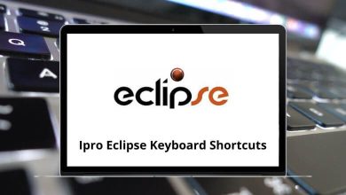 Ipro Eclipse Keyboard Shortcuts