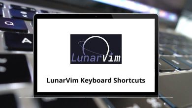 LunarVim Keyboard Shortcuts