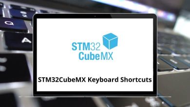 STM32CubeMX Keyboard Shortcuts