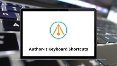 Author-It Keyboard Shortcuts