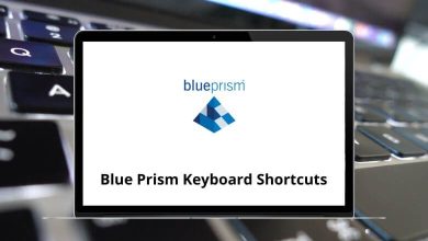 Blue Prism Keyboard Shortcuts
