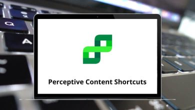 Perceptive Content Keyboard Shortcuts