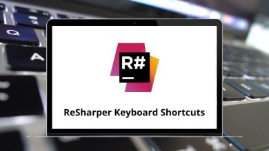 ReSharper Keyboard Shortcuts