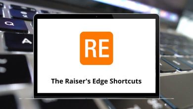 The Raiser's Edge Keyboard Shortcuts