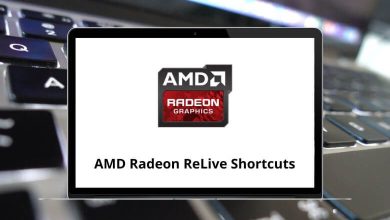 AMD Radeon ReLive Keyboard Shortcuts