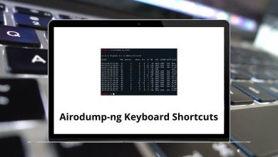 Airodump-ng Keyboard Shortcuts