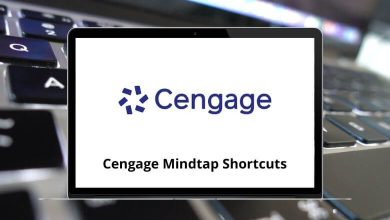 Cengage Mindtap Keyboard Shortcuts