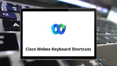 Cisco Webex Keyboard Shortcuts
