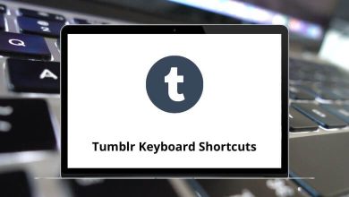 Tumblr Keyboard Shortcuts