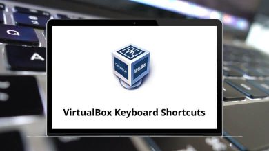 VirtualBox Keyboard Shortcuts