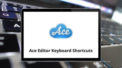 Ace Editor Keyboard Shortcuts