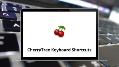 CherryTree Keyboard Shortcuts