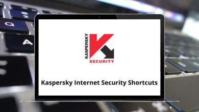 Kaspersky Internet Security Keyboard Shortcuts