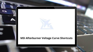 MSI Afterburner Voltage Curve Keyboard Shortcuts