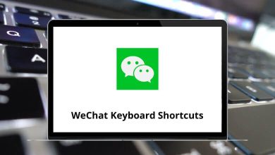 WeChat Keyboard Shortcuts