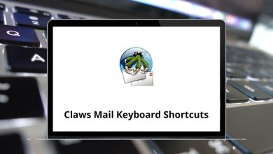 Claws Mail Keyboard Shortcuts