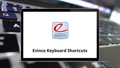 Evince Keyboard Shortcuts