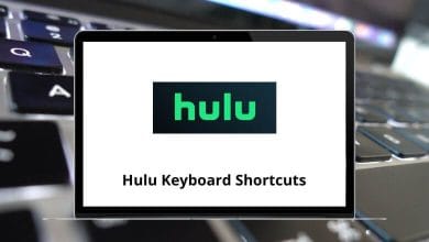 Hulu Keyboard Shortcuts